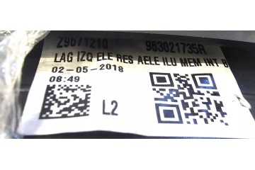 NEW ORG LEFT MIRROR 17PIN 9PIN 8PIN RENAULT TALISMAN 963021735R Catalog number of the part 963021735R RENAULT OE ORYGINA 123AUTO