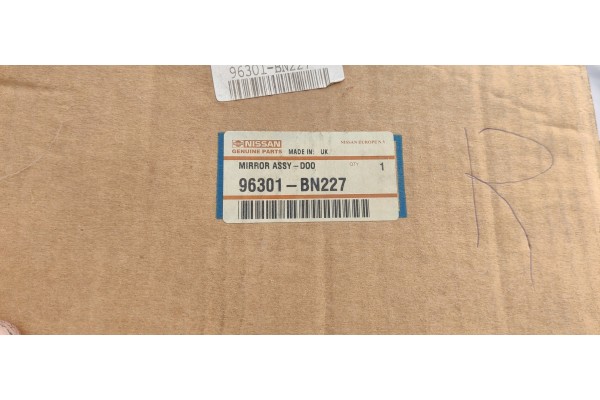 NISSAN ALMERA N16 mirror right 96301 BN227 Quality of parts according to GVO O original with manufacturer s logo OE