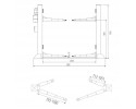ELECTROHYDRAULICS TWO COLUMN LIFT Installation side multipurpose