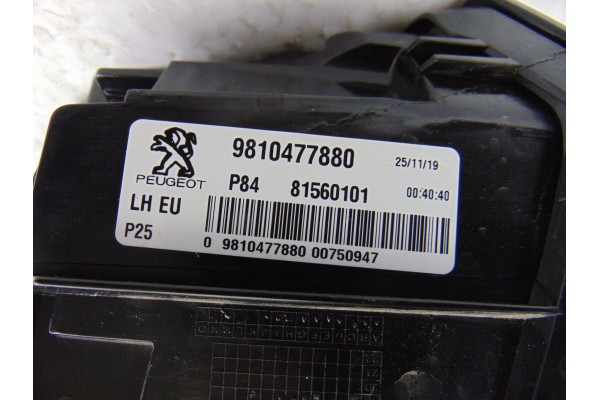 9810477880 PILOTO TRASERO IZQUIERDO INTERIOR PEUGEOT 3008
