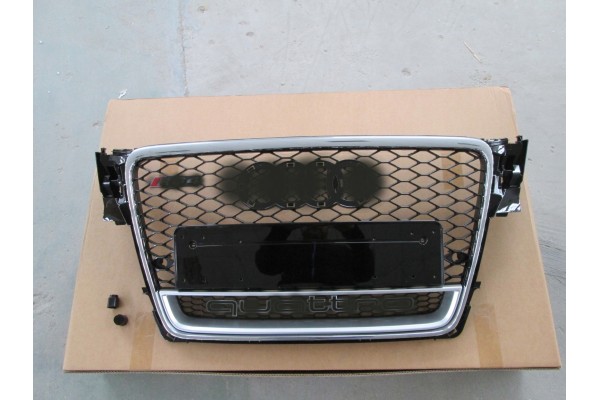 Grill Audi A4 2008 2011 pattern RS4 Chrome Quattro Packaging status original