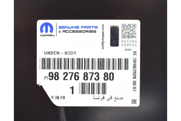OPEL COMBO E BERLINGO IV THRESHOLD RIGHT PLATING ORG 9827687380 Installation side right