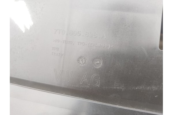 VW T7 MULTIVAN 7T0 REINFORCEMENT UPPER BELT FRONT ZIPPER MASK BEAM FRONT Installation side front