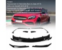 Kit de Labio Divisor Aero para Parachoques Delantero en Negro Brillant