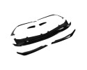 Bullish Black Front Bumper Aero Splitter Lip Kit Replacement for 16