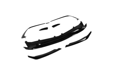 Bullish Black Front Bumper Aero Splitter Lip Kit Replacement for 16