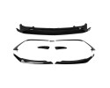 Bullish Black Front Bumper Aero Splitter Lip Kit Replacement for 16 Catalog number of the part AG261020000953