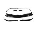 Bullish Black Front Bumper Aero Splitter Lip Kit Replacement for 16 Car type passenger cars