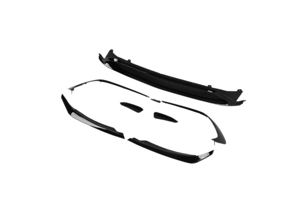 Bullish Black Front Bumper Aero Splitter Lip Kit Replacement for 16 EAN GTIN 645605419910
