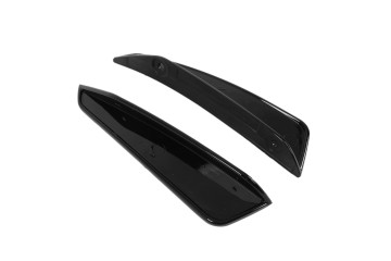 Kit de Labio Aerodinámico para Parachoques Delantero en Negro Brillant