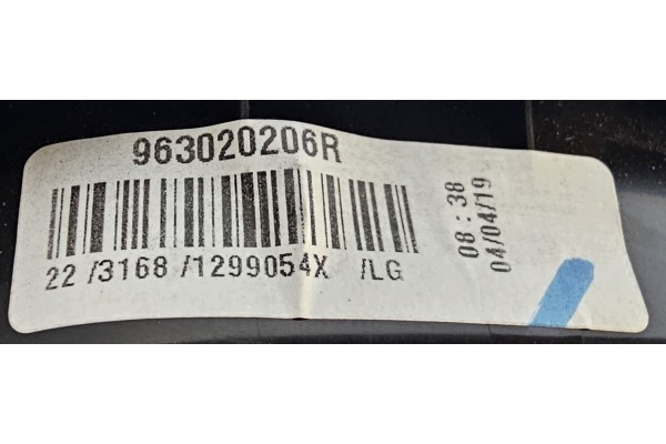 NEW ORG MIRROR LEFT 13PIN 9PIN 4PIN RENAULT ESPACE V 963020206R Catalog number of the part 963020206R RENAULT OE ORG 123AUTOCZES