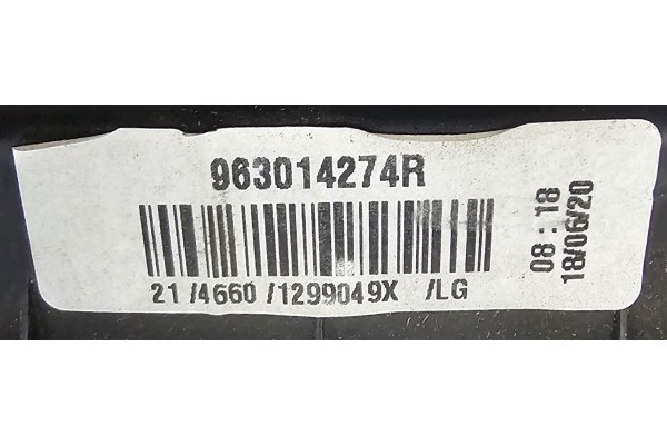 NEW ORG MIRROR RIGHT 17PIN 11PIN 6PIN RENAULT ESPACE V Catalog number of the part 963014274R RENAULT ORG OE 123AUTOCZESCI