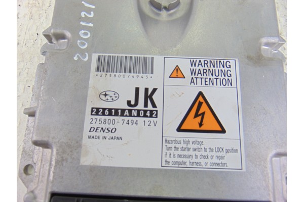 22611AN042 CENTRALITA MOTOR UCE SUBARU LEGACY BERLINA (B13/BL)