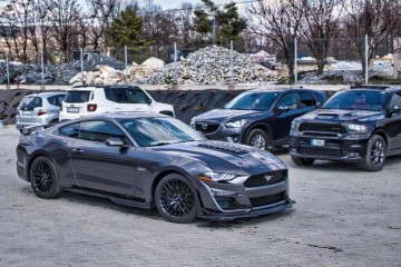 Capó de motor de aluminio para Ford Mustang VI Facelift 2018-2023 esti