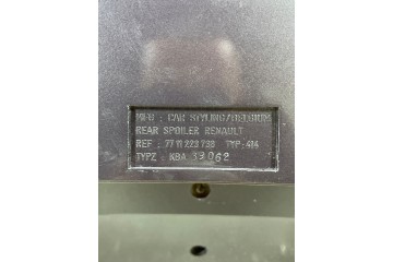 7711223738 SPOILER TAILGATE RENAULT MEGANE II STATION WAGON SPORT RS LINE Car type passenger cars