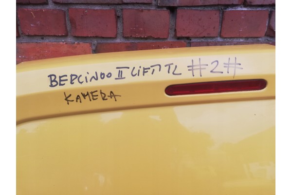 REAR DOOR LEFT BERLINGO PARTNER II LIFT 15 18 CAMERA Installation side rear left