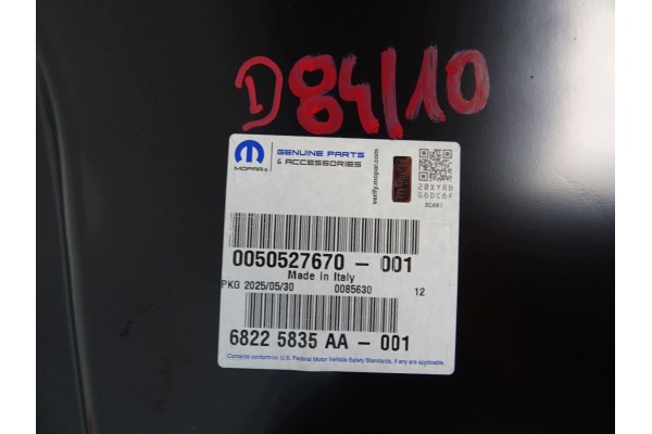 Panel Trasero Alfa Romeo MiTo Carrocería Nuevo Original OE 50527670 20