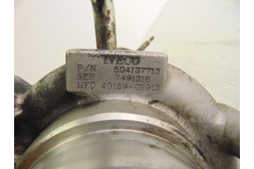 504137713 TURBOCOMPRESOR IVECO DAILY FURGÓN Caja cerrada gran espacio 35C... batalla 3950 2008 504137713 205927 IVECO - 3