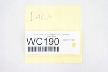 WC190 Techo para Skoda Scala Blanco