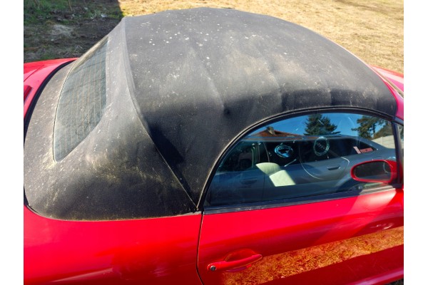 ROOF AUDI TT 8N 2004R CONVERTIBLE BLACK GLASS DOES NOT PEEL OFF