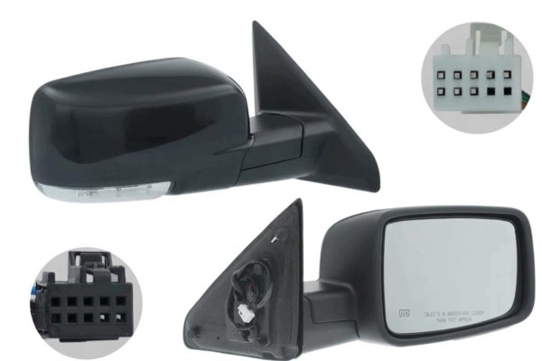 Outside mirror SRLine DODGE RAM DSDJ 09 08 15 RIGHT 1FX361 1FX361XRAD