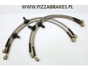 Braided brake hoses HONDA ACCORD VII CL Catalog number of the part Przewody hamulcowe w oplocie HONDA ACCORD VII CL