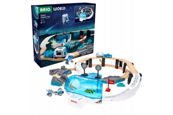 Large set of BRIO World space station