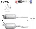 FD1020 PARTICULATE FILTER DPF EURO 4