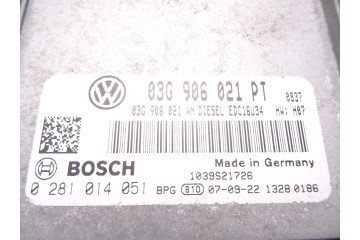 03G906021PT  CENTRALITA MOTOR UCE VOLKSWAGEN GOLF PLUS V (5M1) Highline 2008 03G906021PT 207628 VOLKSWAGEN - 1