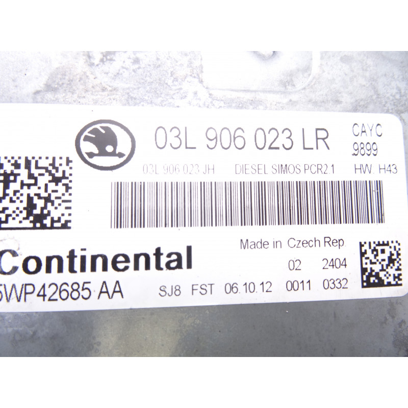 03L906023LR  CENTRALITA MOTOR UCE SKODA OCTAVIA COMBI (1Z5) Ambition 2012 03L906023LR 208119 SKODA - 2