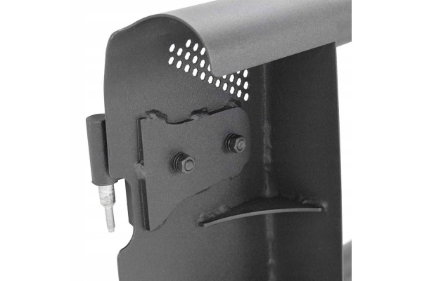 Pipe Door Rear Go Rhino Trailline Installation side front left