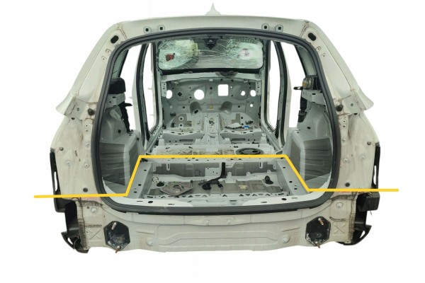 REAR BELT BATH BMW X1 F48 2015 2019 PAINT CODE ALPINWEISS III 300
