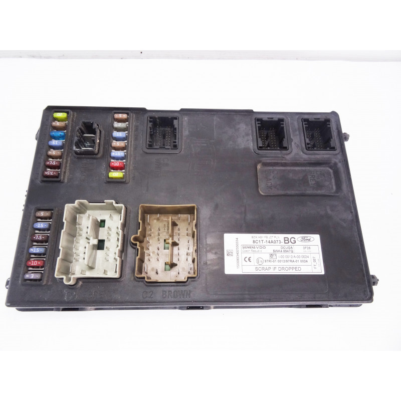 8C1T14A073BG CAJA RELES / FUSIBLES FORD TRANSIT FURGÓN (TT9) FT 350 L   (largo)   LKW   (Camion) 2010 8C1T14A073BG 210202 FORD -