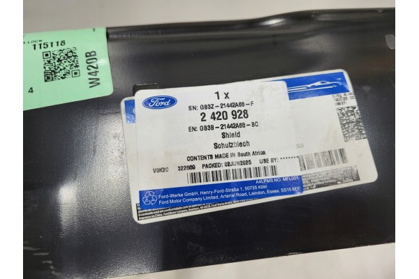 REAR BELT BEAM FORD RANGER MK3 LIFT GB3Z21442A68F Car type 4x4 SUV passenger cars