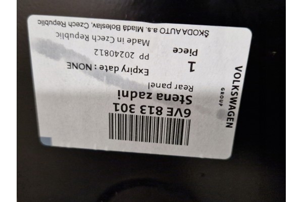 Rear belt SKODA FABIA IV 6VE813301 Part manufacturer Skoda OE