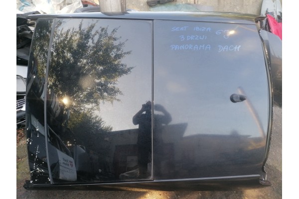 ROOF PANORAMA SUNROOF SEAT IBIZA 6J 3 DOORS 08 17 SLASK