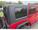 JEEP WRANGLER JK 5D 2007 17 HARDTOP 2x PANEL FLAP GLASS REAR ROOF COMPLETE