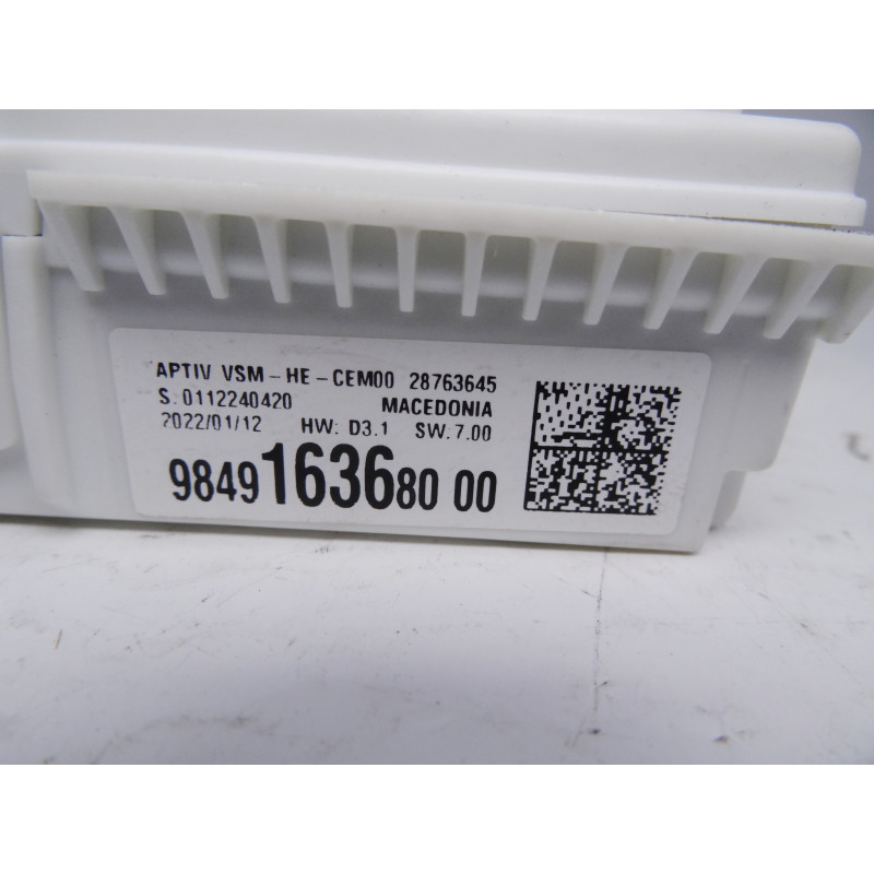 9849163680 CAJA RELES / FUSIBLES PEUGEOT 308 (P5)