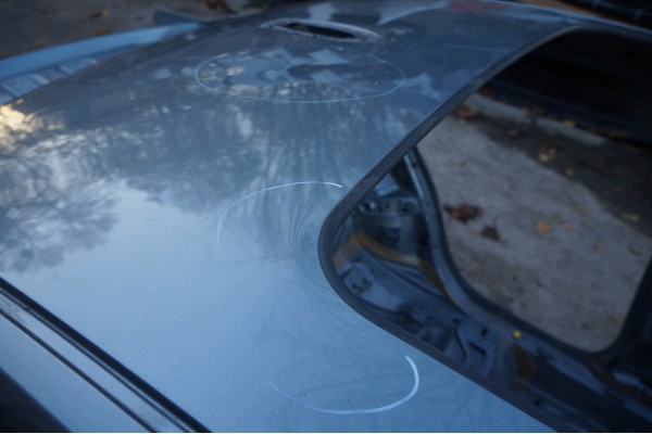 VOLVO S60 III ROOF ROOFING ROOF CUT PANORAMA SUNROOF Customs tariff code 87082990