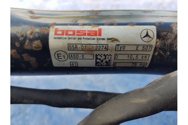 Kit de Bola de Remolque para Mercedes Clase C W205 con Módulo, Botón y