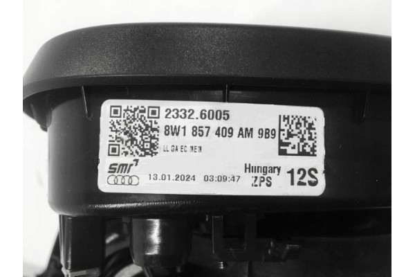 AUDI A4 S4 RS4 B9 8W1 2015 EUROPE 15 pin_ ASSISTANT_ CAMERA ORIGINAL LEFT Mode of operation electric