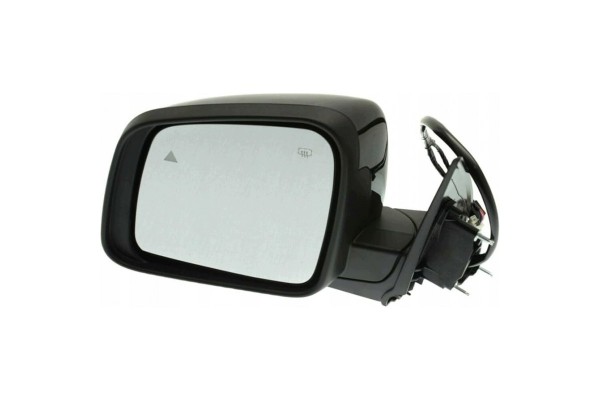 DODGE DURANGO 2011 2022 MIRROR BLACK WITH DIRECTION AND BLIND SPOT LEFT