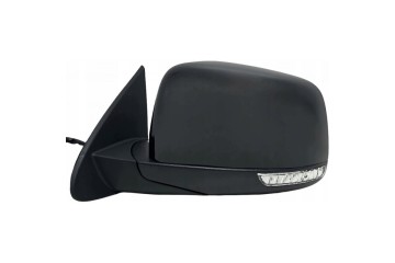 DODGE DURANGO 2011 2022 MIRROR BLACK WITH DIRECTION AND BLIND SPOT LEFT Packaging status original