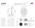 A1073S New Alternator 275A 12V for Caterpillar Kenworth Terex Volvo Mack Quality of parts according to GVO P replacement with or