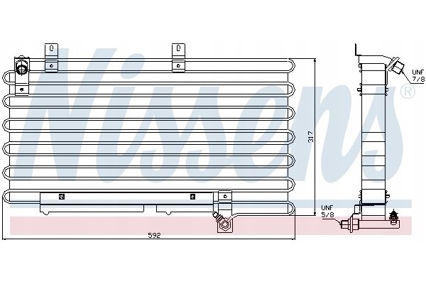 364910_C Air conditioning condenser fits to AUDI 10 Catalog number of the original AUDI 443260401B AUDI 443260401E AUDI 44326040