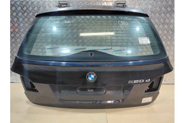 TAILGATE REAR WINDOW BMW 5 E61 LCI CARBON SCHWARZ 416 COMPLETE GLASS Catalog number of the part BMW 41627130799 7130799