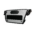 AUDI A5 07 RS5 GRILL DUMMY RADIATOR BLACK GLOSS HONEYCOMB