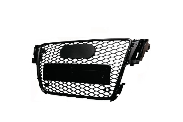 AUDI A5 07 RS5 GRILL DUMMY RADIATOR BLACK GLOSS HONEYCOMB