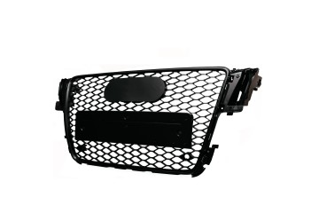 AUDI A5 07 RS5 GRILL DUMMY RADIATOR BLACK GLOSS HONEYCOMB