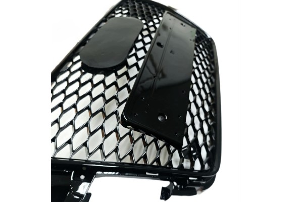 AUDI A5 07 RS5 GRILL DUMMY RADIATOR BLACK GLOSS HONEYCOMB Packaging status original